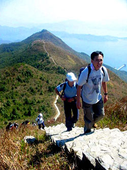 Hiking on Pat Sin Leng