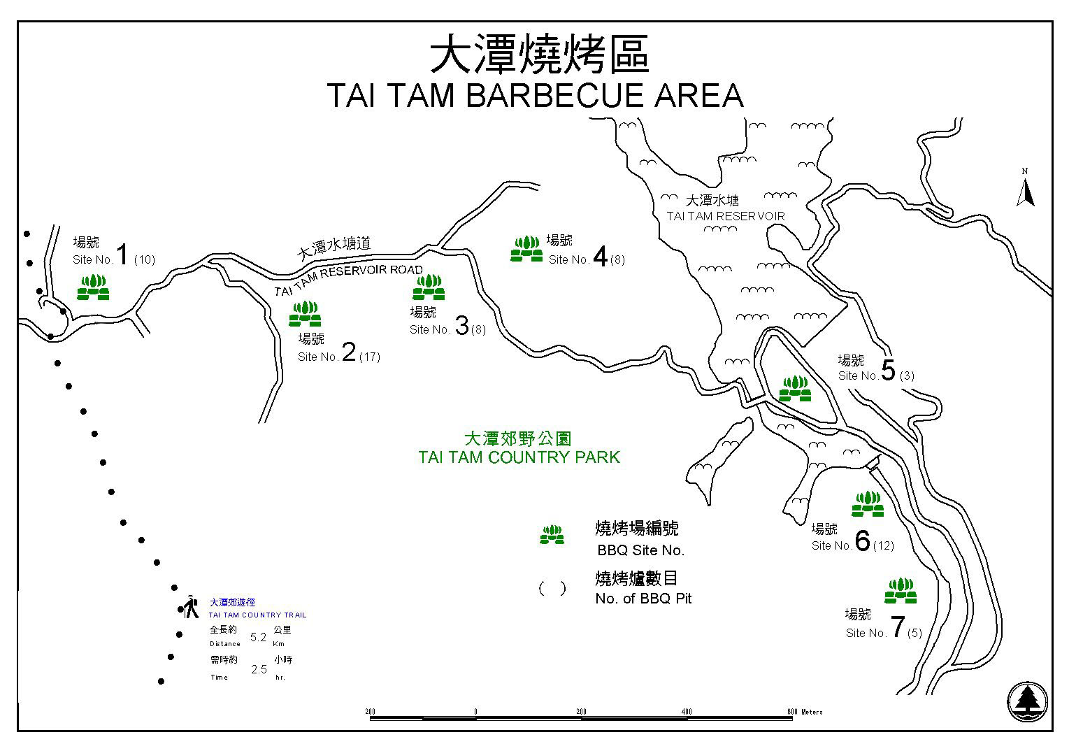 AFCD Barbecue Areas / Sites