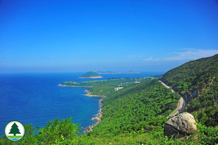 Overlooking Green Island from High Junk Peak