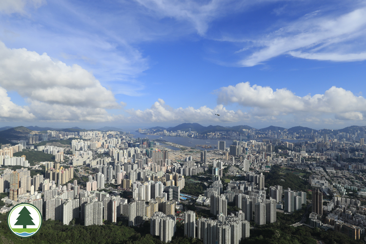 Vista of Kowloon Peninsula