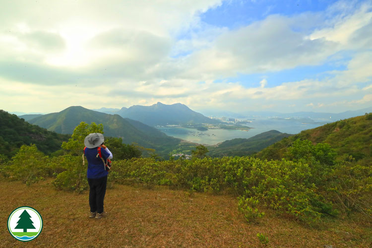 Overlooking Ma On Shan from Cheung Sheung Country Trail