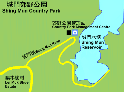 Shing Mun Country Park Visitor Centre Map
