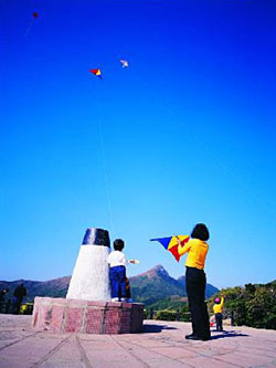 Popular destination to fly kites