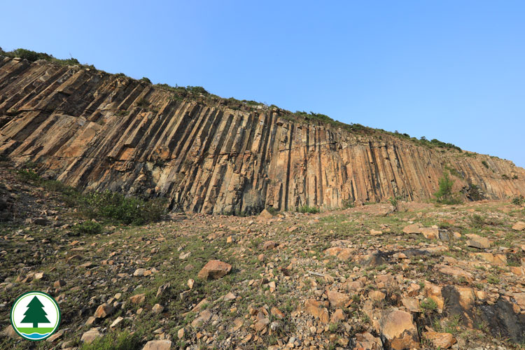 S-shaped Hexagonal Rock Columns