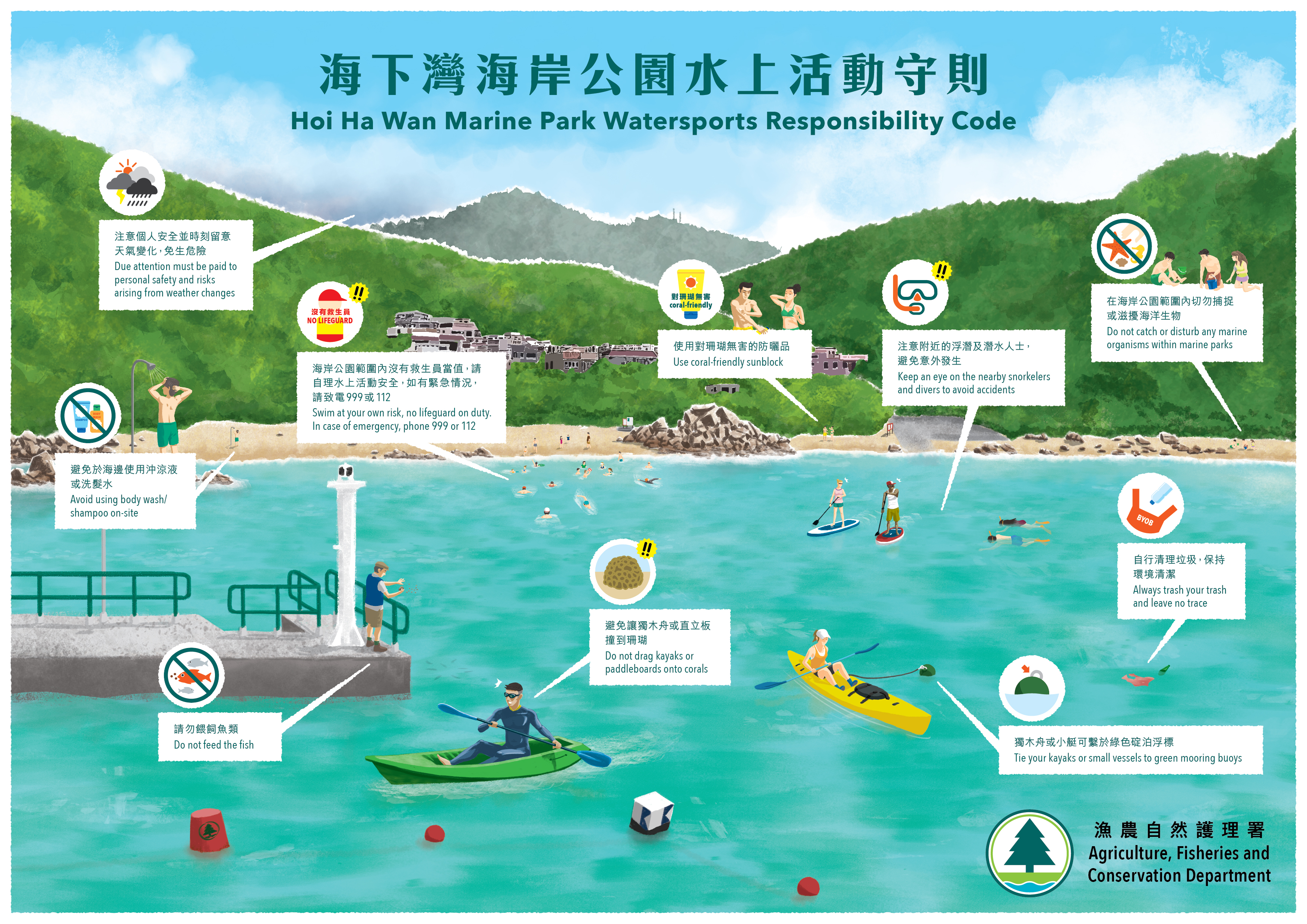 Hoi Ha Wan Marine Park Watersports Responsibility Code