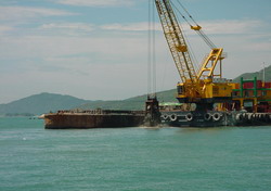 Dredging operation