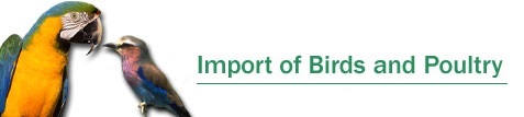 Import of Birds and Poultry