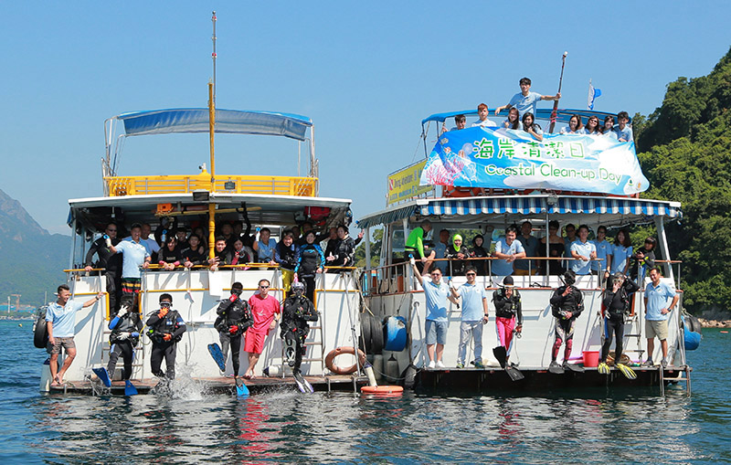 海岸清洁日 Coastal clean-up day 