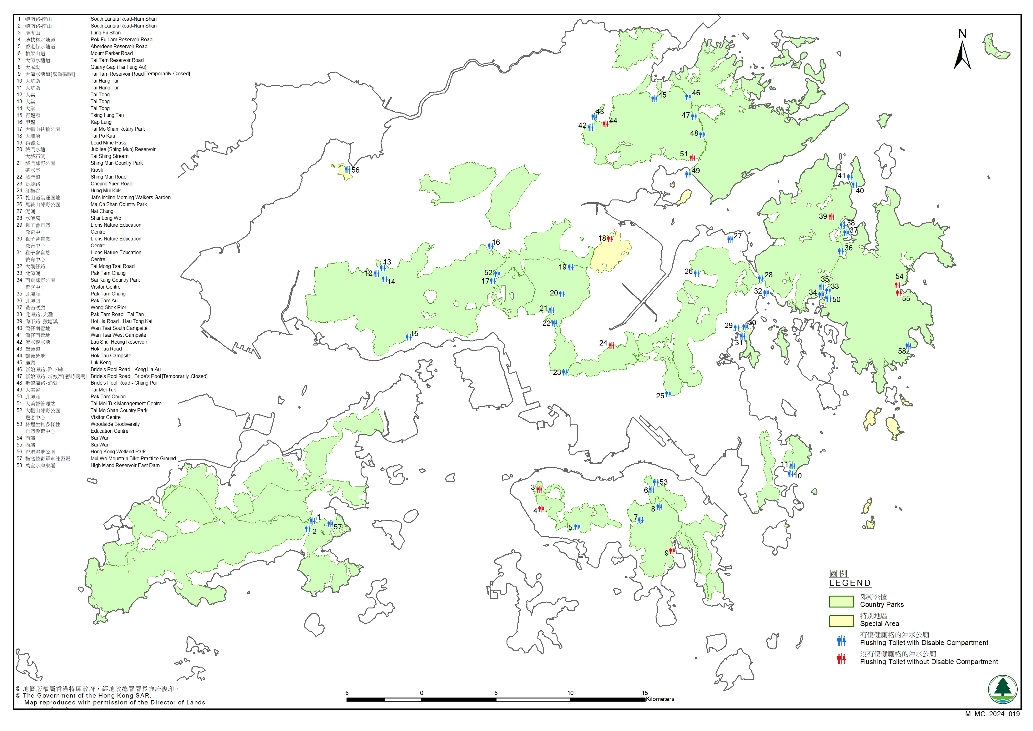 map of toliet