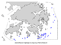  江 豚 在 夏 季 的 分 佈 