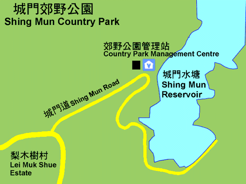 城門郊野公園遊客中心地圖