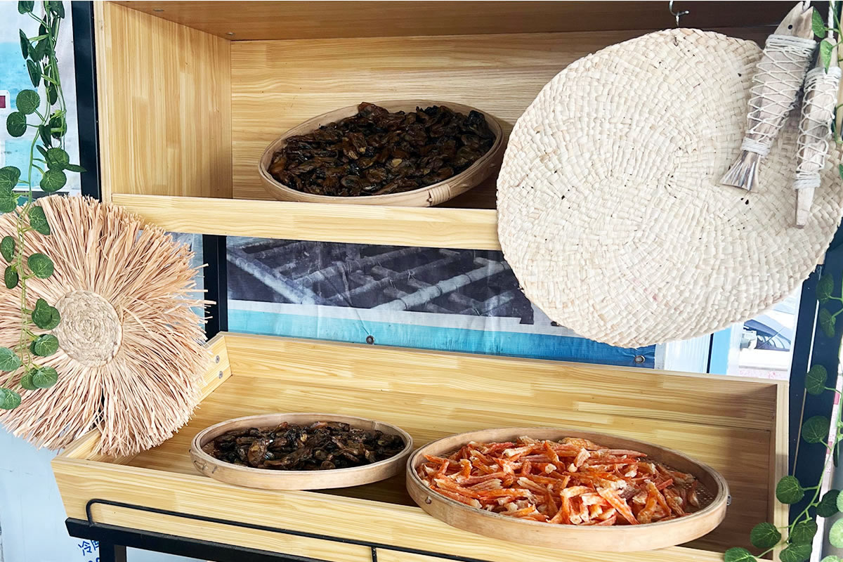 售賣自家養殖的漁產品