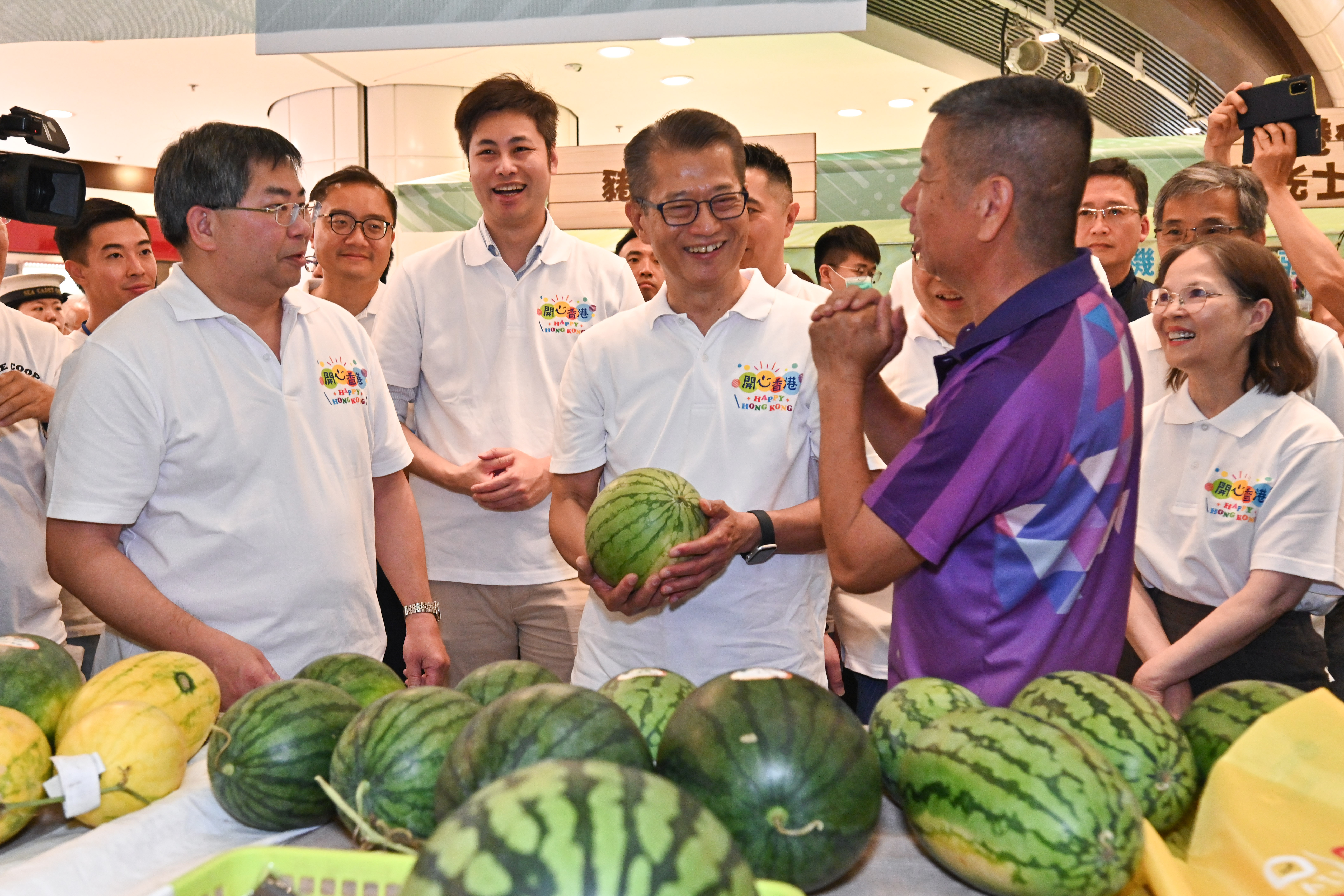財政司司長出席「開心香港漁農嘉年華：2023本地有機西瓜節」開幕典禮（四）